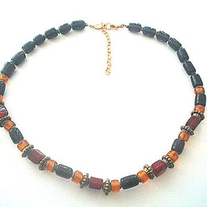 Napier Glass Bead Necklace Multicolor 18 - 21 Inches