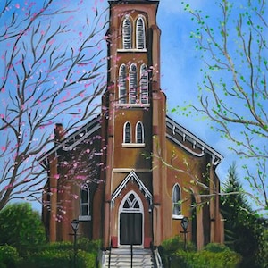 Set of 5 St. Thomas Aquinas Catholic Church Baltimore Stationery Note Cards