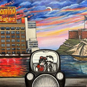 Archival Print of Original Painting &quot;Oh, Baltimore&quot;