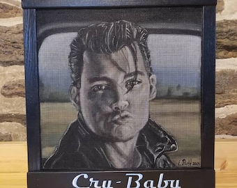 Archivo de impresión de Johnny Depp Personaje Wade Walker de John Waters Película Cry-Baby