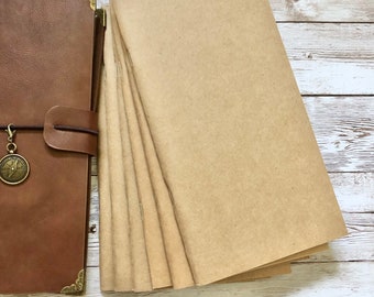 Travellers notebook (standard)  insert refill GRID pages  journal book