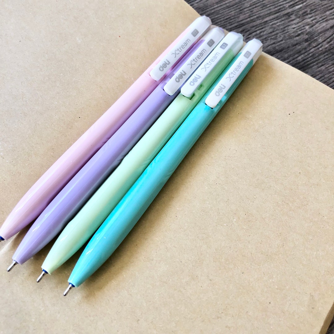 One Blue Ball Point Gel Pen Journaling Pens Handwriting Etsy