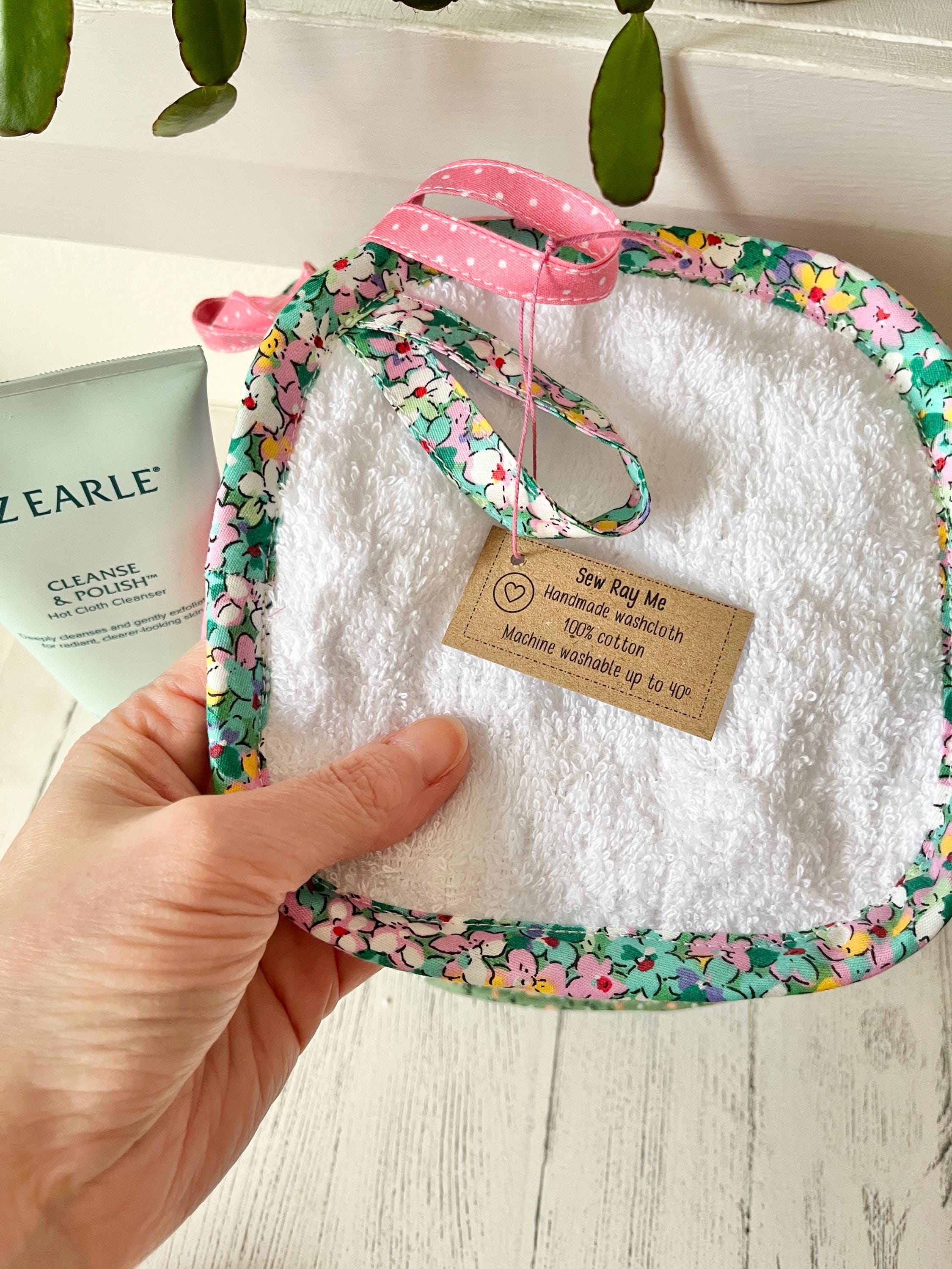Handmade Cotton Face Wash Cloth Pretty Spa Luxury Face Mask Pampering ...