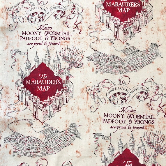 Harry Potter Marauder's Map Foil Journal - 8x6" Soft Cover Notebook With Satin Ribbon Marker - View #4