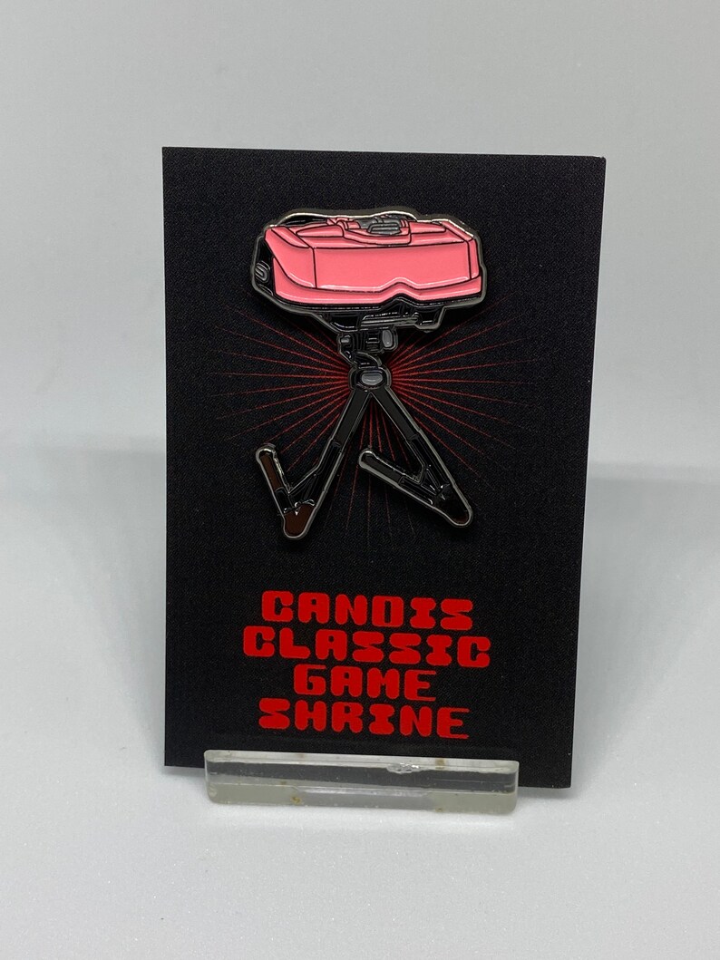 Virtual Girl enamel pin image 1