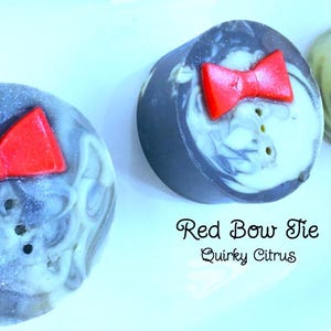 RED BOW TIE Artisan Soap:  Citrusy Fresh