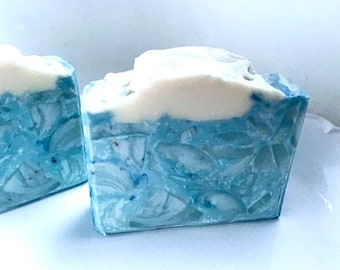 APRIL SHOWERS Artisan Soap, Cp Soap, Handmade Soap, Spring Vibe Soap, Watery Soap, Floral Soap, Springtime Soap, Bar Soap, Fresh Scent Soap