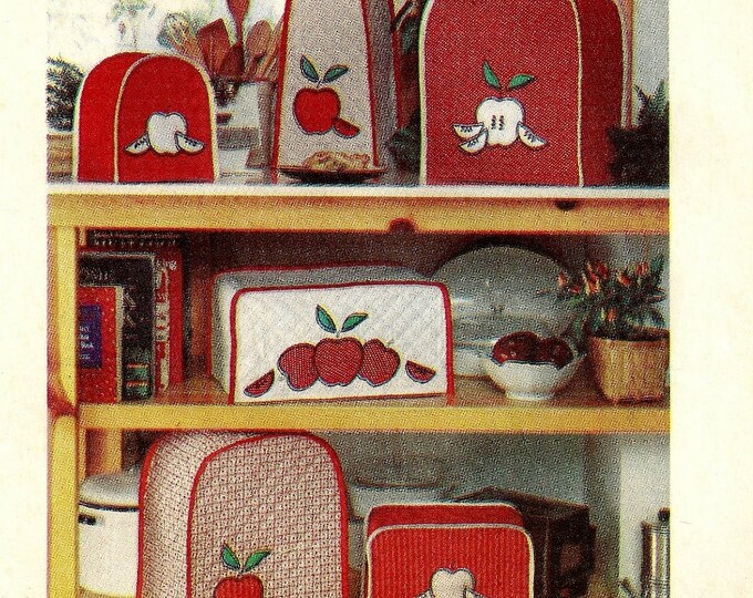 An Appliqued Appliance Cover Patterns Uncut Etsy