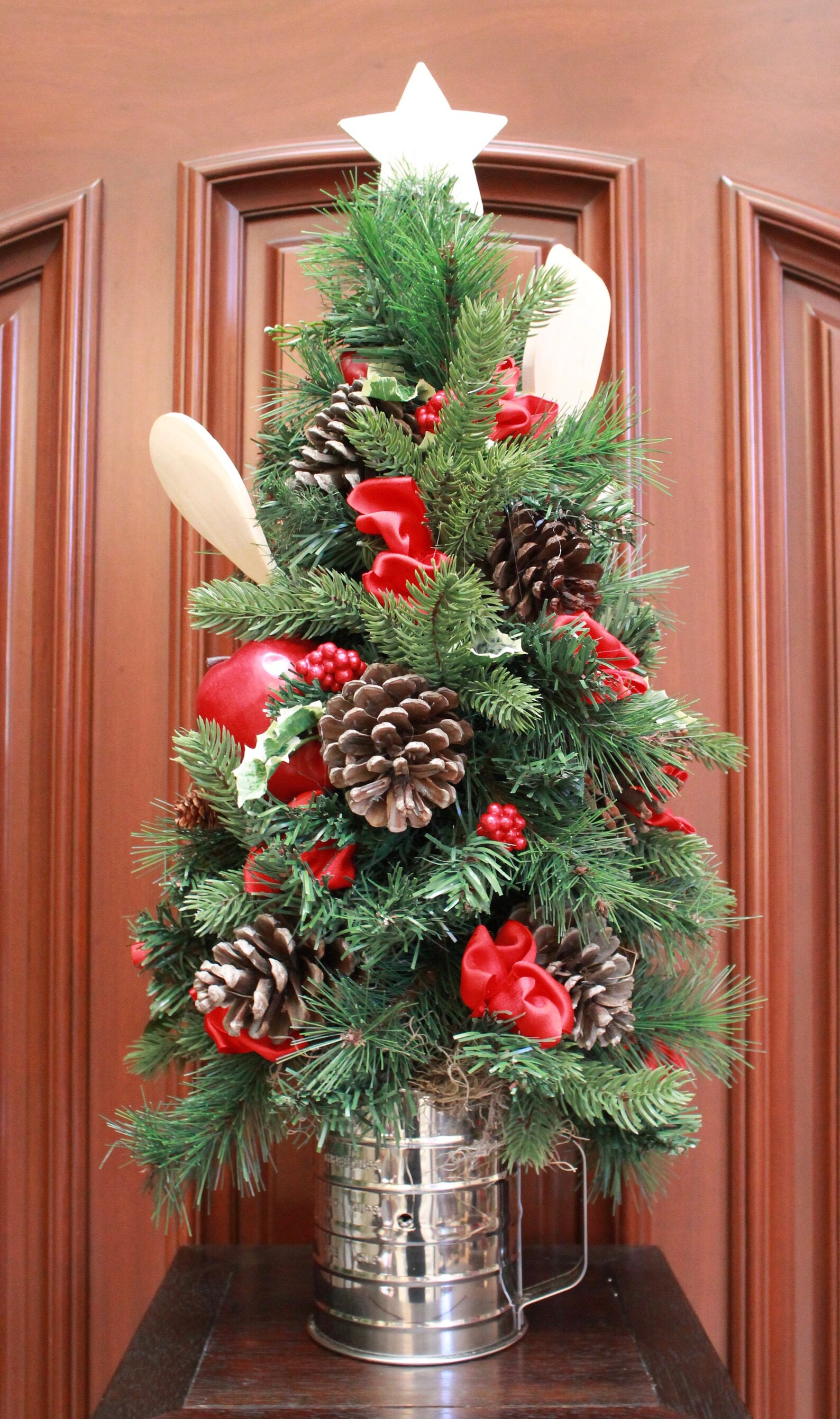 Large Tabletop Christmas Tree Baking / Gingerbread Man Etsy