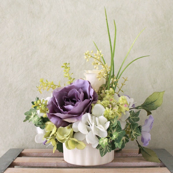 Silk Floral Arrangement Etsy