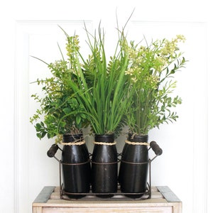 Artificial Plant Arrangement - 6 Bottles (A22-97)