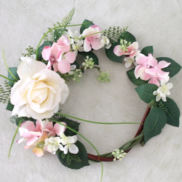 Silk Flower Wreath Etsy
