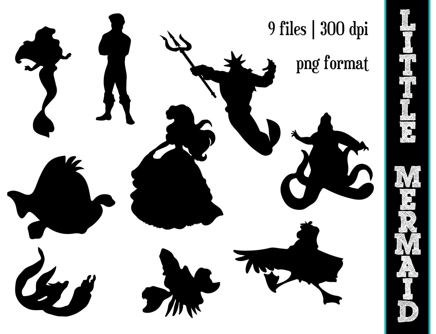 Free Free 238 Silhouette Little Mermaid Ariel Svg Free SVG PNG EPS DXF File