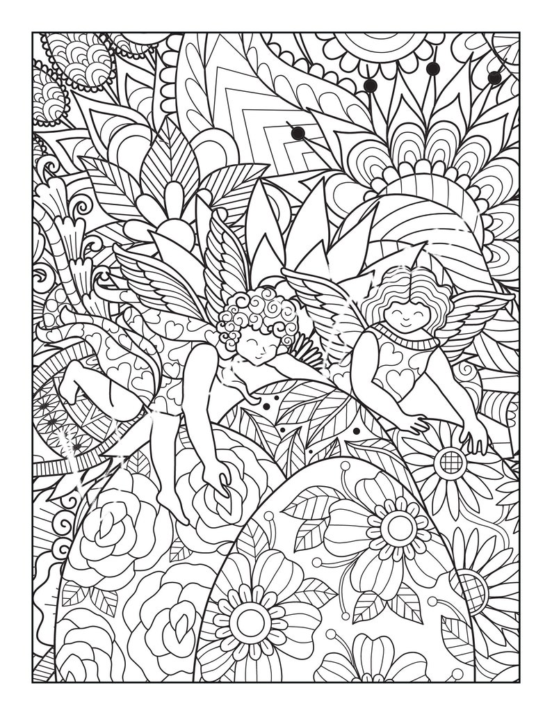 Instant Download 30 Enchanting Mythical Creatures Adult Coloring Pages ...
