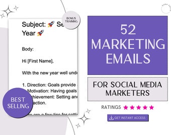 Proven Social Media Marketing Email Templates: Expert-Designed, Instant Download PDF for Consistent Client Engagement & Growth