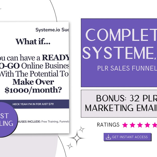 Systeme io Email Template Etsy Systeme io Email Template Etsy