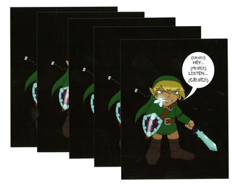 Link Eats Navi Postcards Five Count