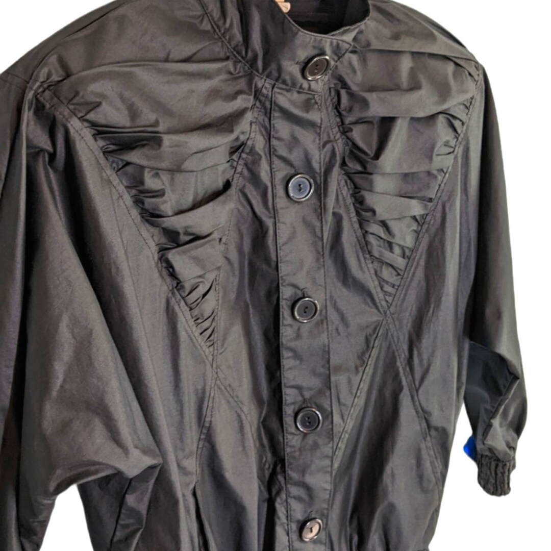 Kalifornia Kooler 80s Vintage Bat Wing Jacket Black One Size Etsy