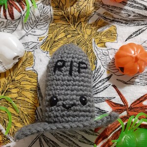 Kawaii Amigurumi Halloween Gravestone