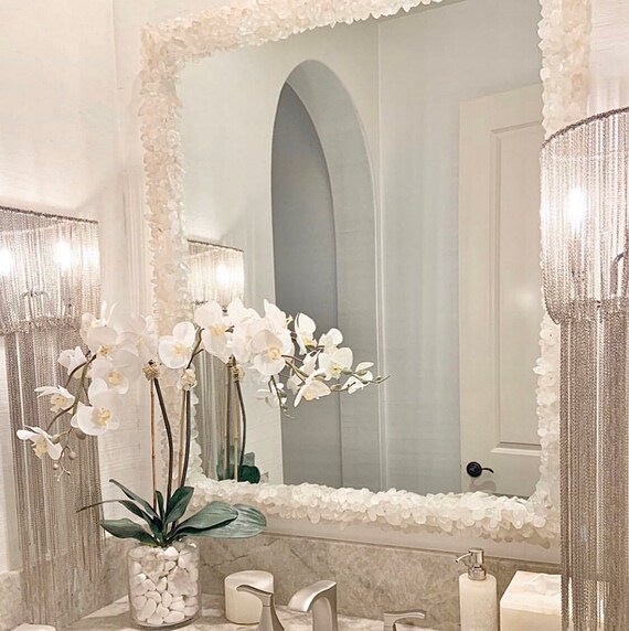 Quartz Point Crystal Vanity Mirror Etsy Australia
