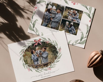 Merry Christmas Card Template, Christmas Breeze, New, Christmas, Card, Template, Photography, Photoshop, PSD, DIY #HD67-PSD