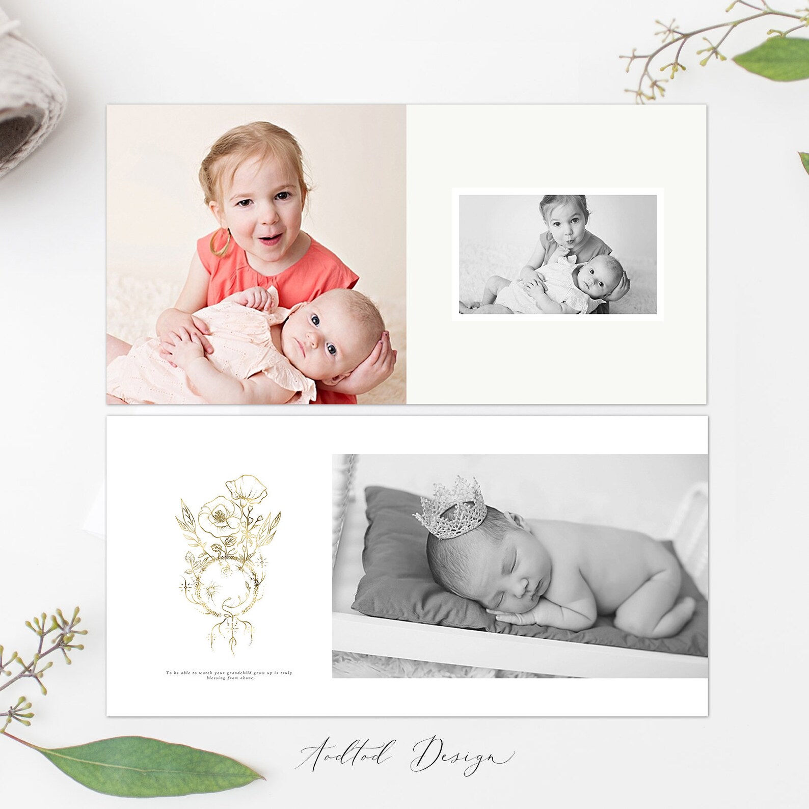 12x12 Baby Photo Book Template New Newborn Photo Book Album Etsy