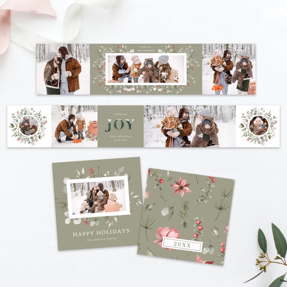 Mini Accordion Book Template 3x3 Mini Accordion Album Etsy