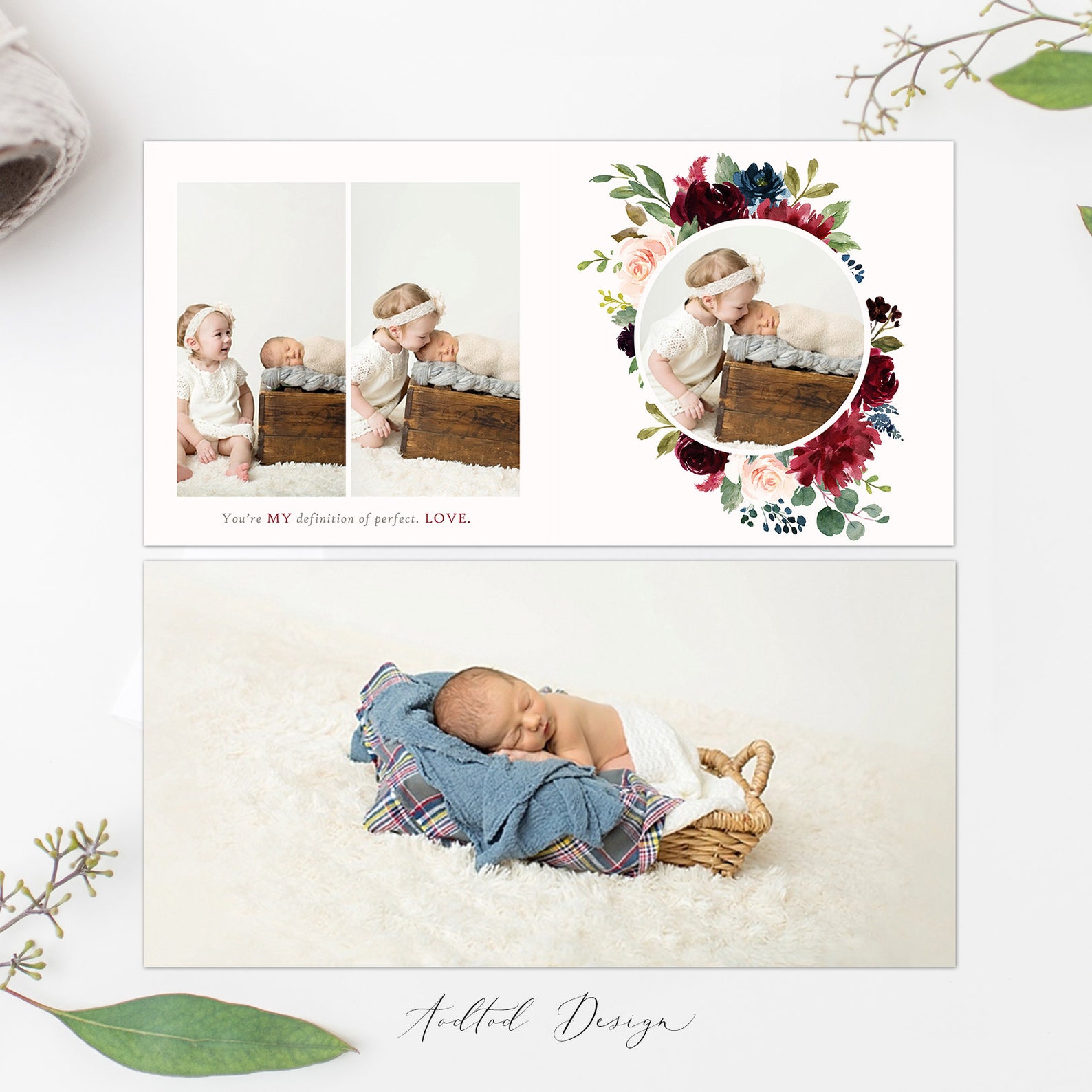 12x12 Baby Photo Book Template New Newborn Photo Book Album Etsy