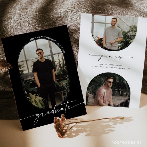 Graduation Announcement Template Senior Cardsenior - Etsy