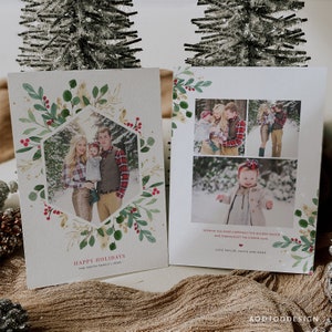 Merry Christmas Card Template, Happy Christmas, New, Christmas, Card, Template, Photography, Photoshop, PSD, DIY #HD53-PSD