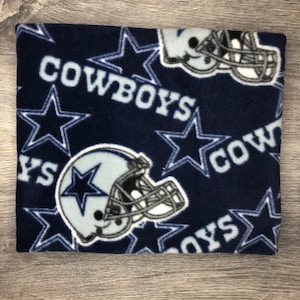 Dallas Cowboys Fleece Neck Warmer: Handmade Fan Scarf