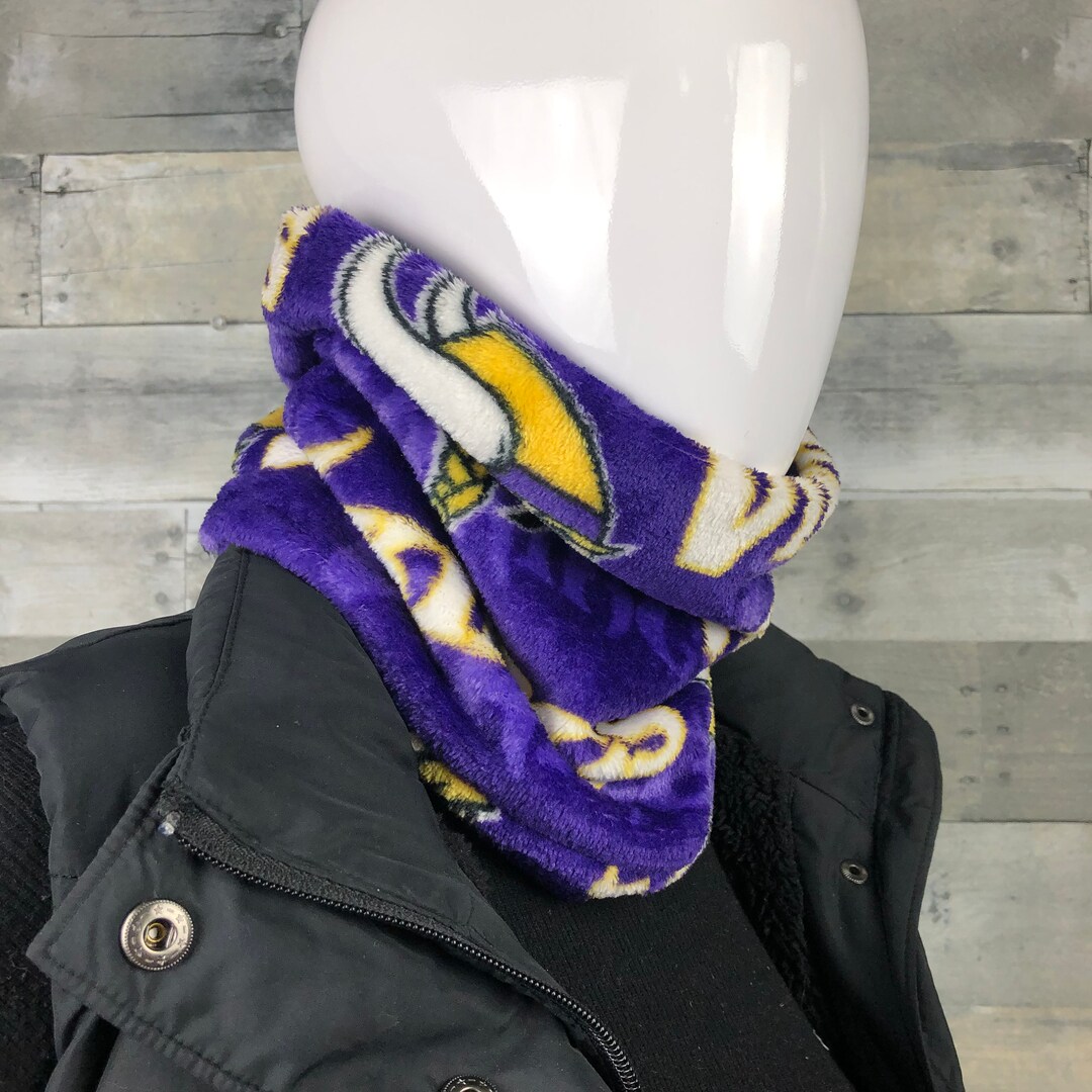 NFL Minnesota Vikings Neck Gaiter Neck Warmer Fleece Scarf