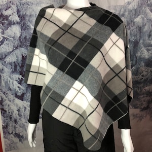 gray beige Open side poncho cover up shawl short sleeve women poncho boho pullover travel wrap serape blanket resort wear manteau ruana cape