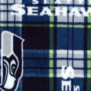 NFL Seattle Seahawks neck gaiter neck warmer fleece Scarf Tube Earmuff Gator Cowl Turtle ski bike teacher recess dog walker 9.5x11 football