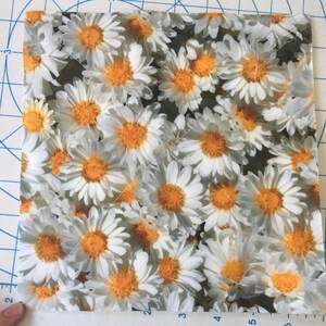 potholder flowers garden floral daisy daisies gardening Pot holders handmade, quilted, trivets  hotpads hot pads