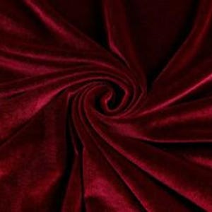 Handmade Ruby Red Velvet Hooded Cloak: Medieval, Elven Cosplay