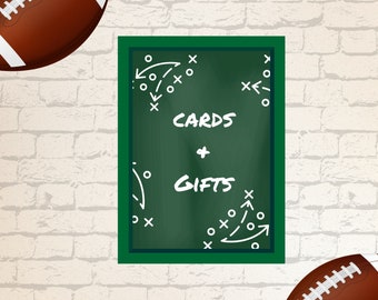 Football Party Sign, Printable  Party Signs, Printable Game Time sign for Football Party, Football Party Decor, Cards & Gifts Sign