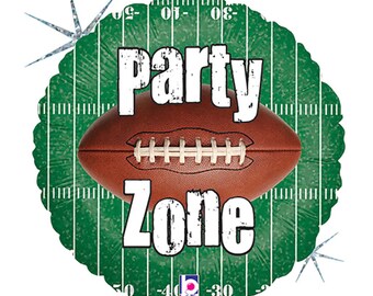 Party Zone Football Balloon, Football Balloon, Football Party Decor