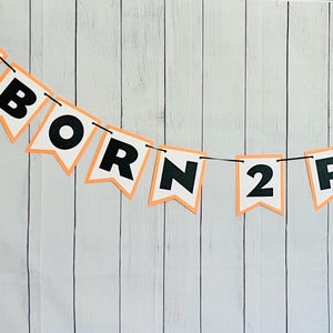 Born to Ride Birthday Banner, Biker Party Decor, Motorcycle Theme Party, Moto Birthday Decorations, Racing Party Banner, Biker Gang Party