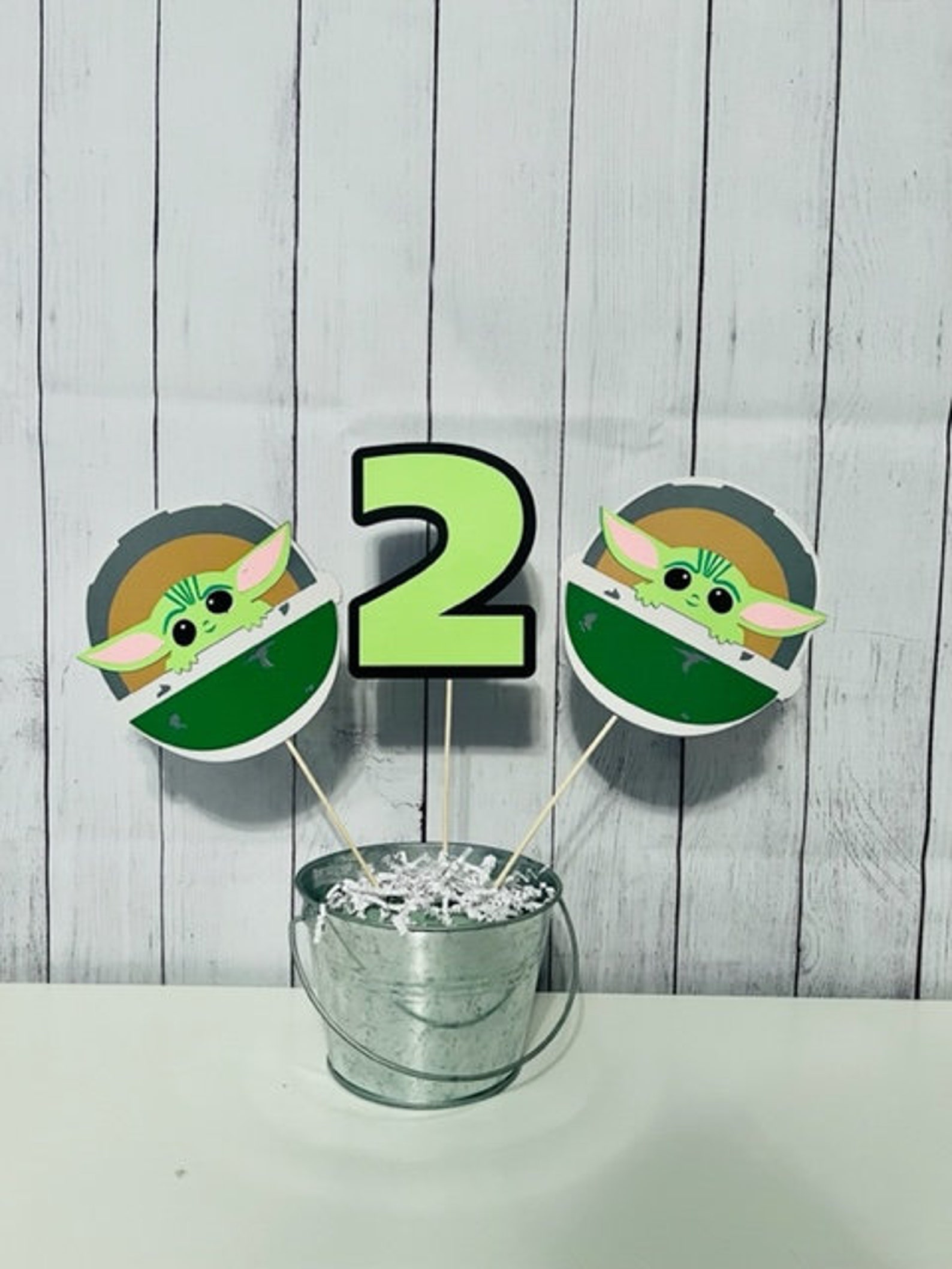 Baby Yoda Centerpieces Baby Yoda Party Decor Party Decor Etsy India