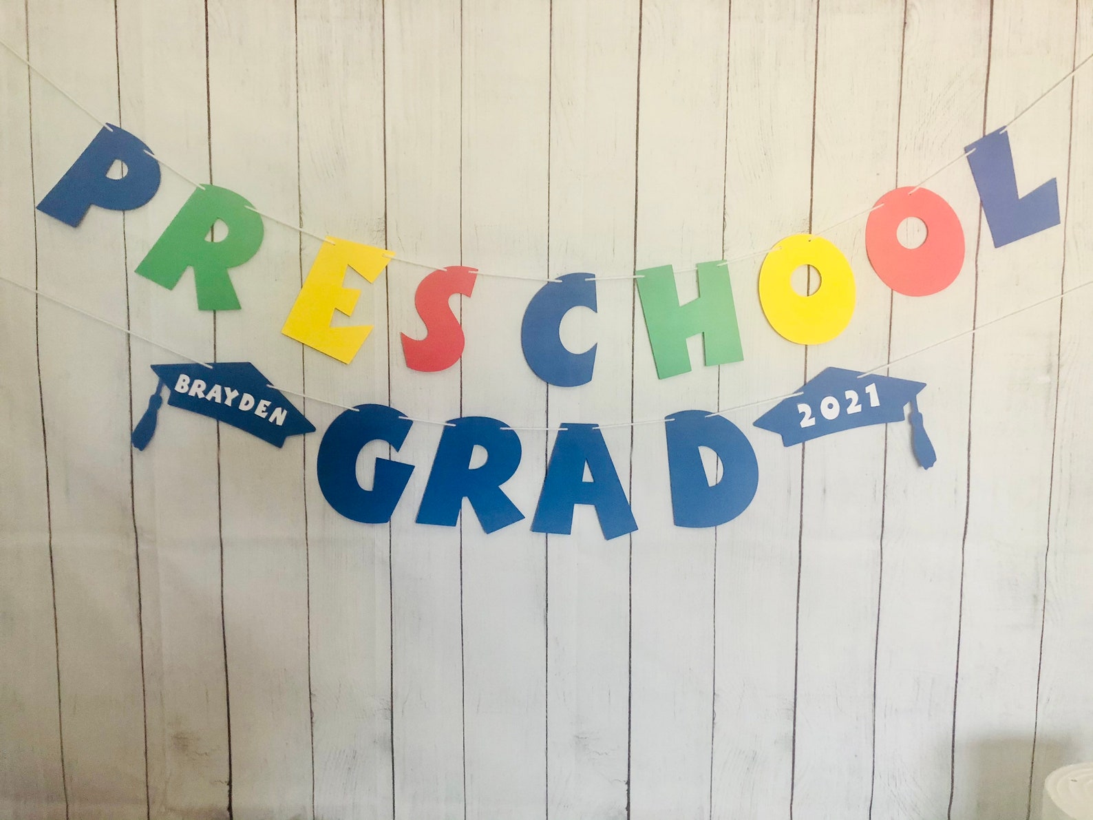 Preschool Graduation Banner Graduation Banner Preschool - Etsy