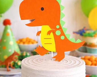 Dinosaurietårtdekoration, T-Rex festdekoration