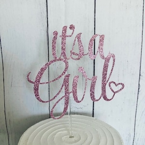 Its a Girl Cake Topper, Baby Shower Cake Topper, Cake Topper Its a girl, Baby Shower Cake Topper for Girl