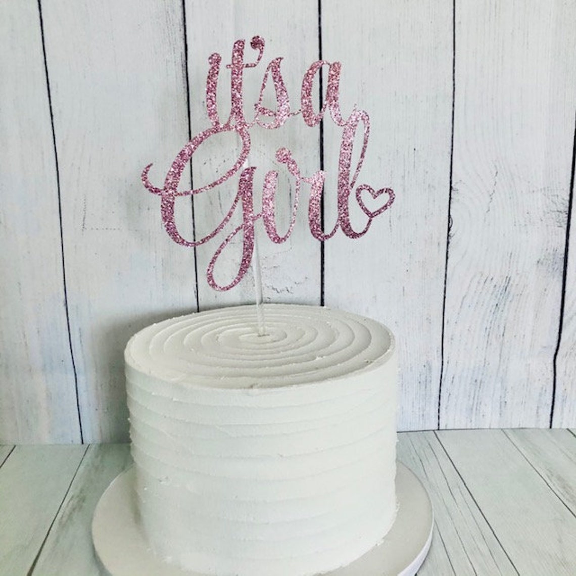 Its a Girl Cake Topper Baby Shower Cake Topper Cake Topper Etsy