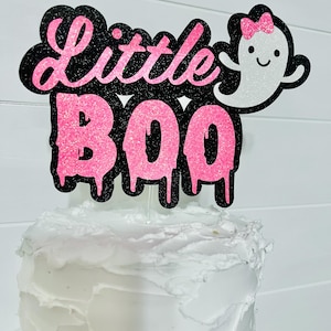 A Little Boo Cake Topper, Baby Shower Cake Topper, Boo Baby Shower, Fall Baby Shower Cake Topper, Halloween Baby Shower Cake Topper