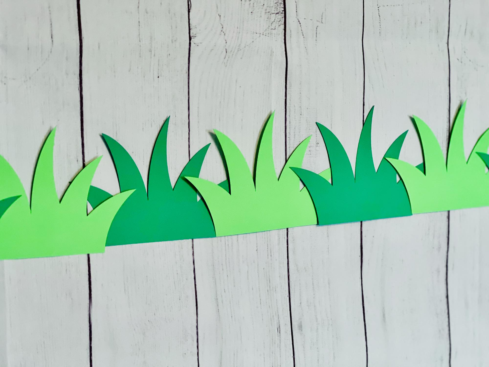 Bulletin Board Decorations 32ft Grass Bulletin Board Border - Green Paper Trim For Classroom Decor Green Grass Border
