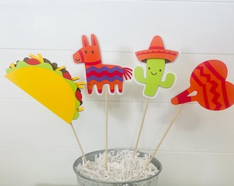 Fiesta Party Centerpiece Set, Cinco De Mayo Decor