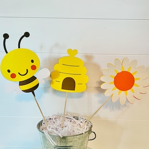 Bijenversieringen, wat worden het tafeldecoraties, wat wordt het? Gender Reveal
