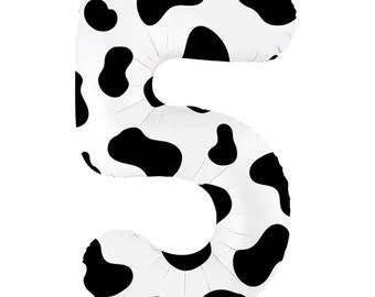 Cow Print Number Balloons, Western Number Balloons, Cowgirl Party Balloons, Cowboy Party Balloons, Western Party, Lets Go Girls