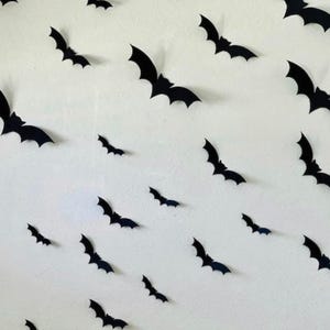 Halloween Bat Decor, Bat Wall Decor, Spooky Bat Decor, Bat Cut Outs, Bat Themed Decor, Halloween Wall Decor